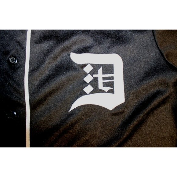 Livethedeen Live the Deen Baseball Button Sewn Jersey Adult Mens Medium Black - Picture 3 of 9